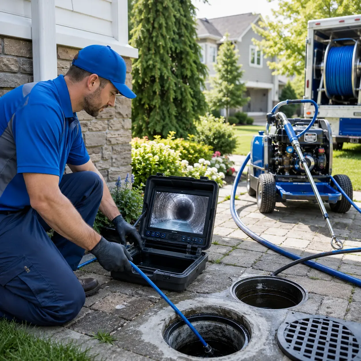 Outdoor drain cleaning professionals serving Fort Cobb, OK